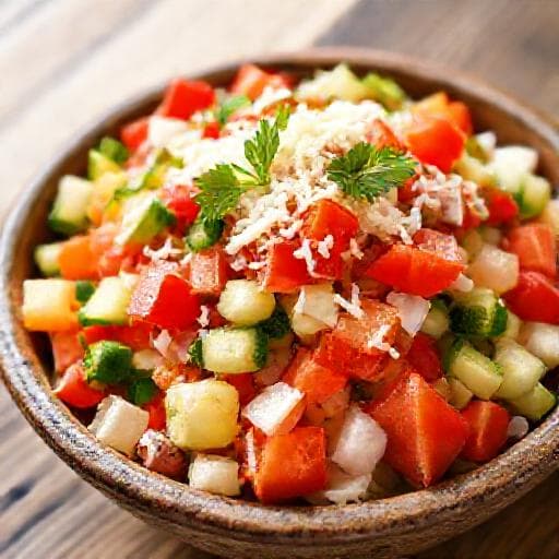 Traditional Shopska Salad