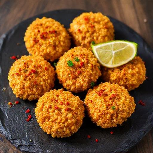 Spicy Cornflake Crusted Chicken Bites