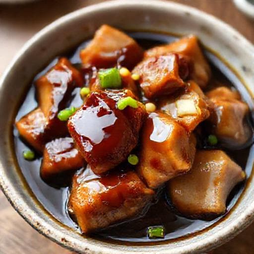 簡単！レンジで夢中豚