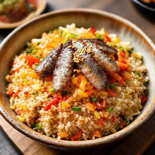 アレンジ！ままかりと彩り野菜のちらし寿司