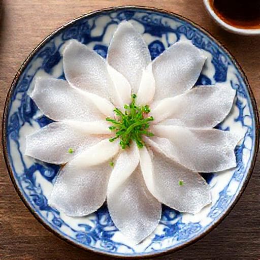 天然とらふぐ刺し