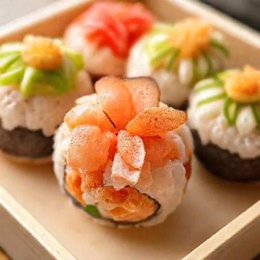 簡単！彩りてまり寿司
