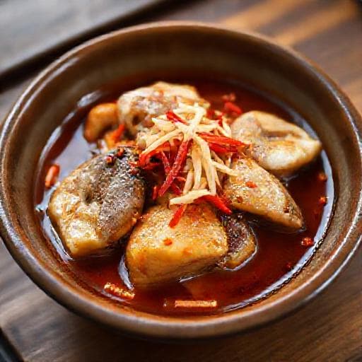 鯛のあら炊き（土佐風）