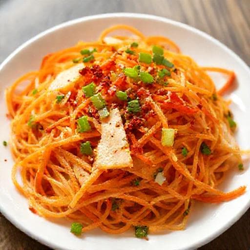 簡単！ピリ辛豆腐干サラダ