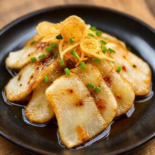 味噌バター風味の大根ステーキ