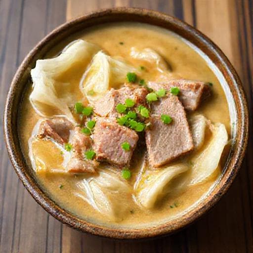 白菜と豚バラ肉の和風クリーム煮