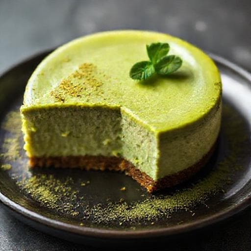 抹茶ベイクドチーズケーキ