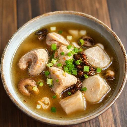 簡単！鶏肉としょっつるの和風スープ