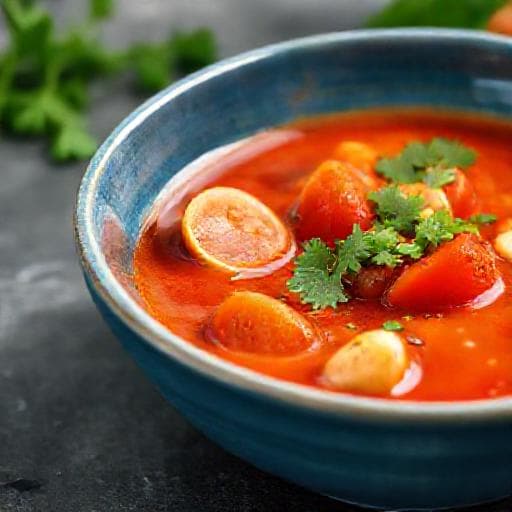 あさり缶とミニトマトの簡単冷やしカレー