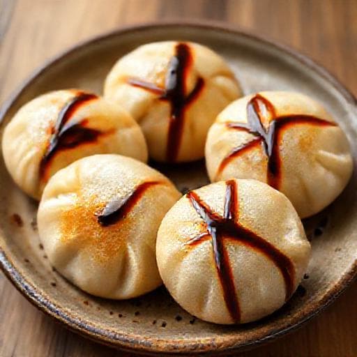 簡単！フライパン焼きまんじゅう