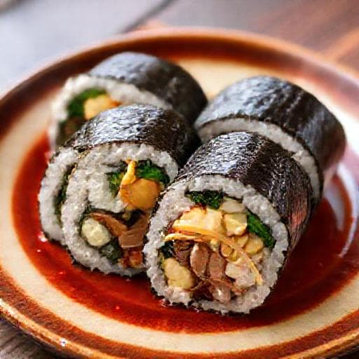 伝統的な太巻き祭り寿司