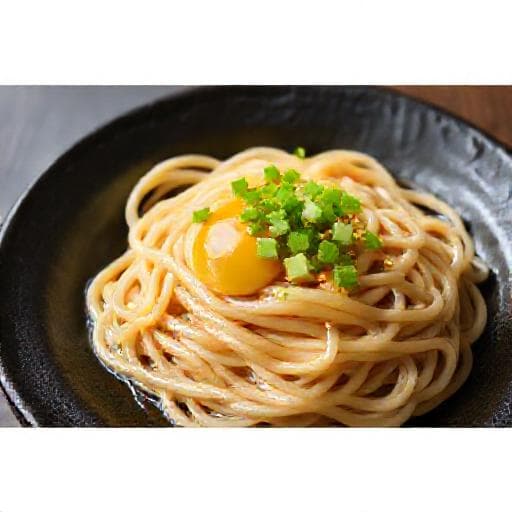 氷見うどんの釜玉