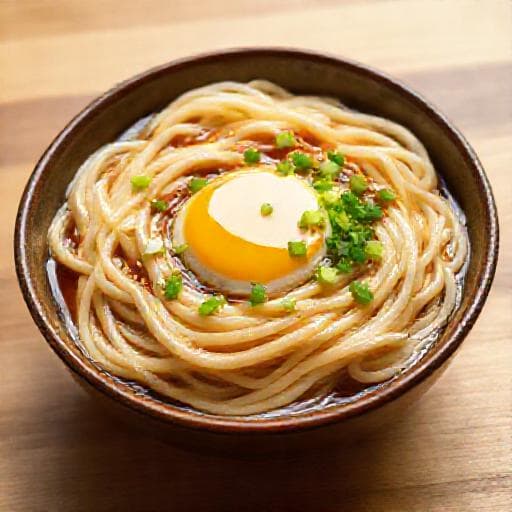 簡単！釜玉伊勢うどん風