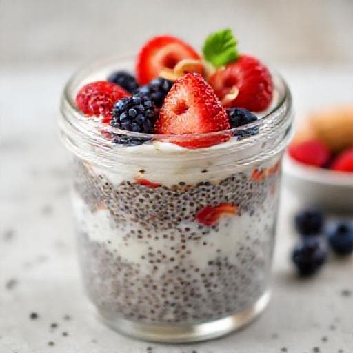 Klasický chia puding