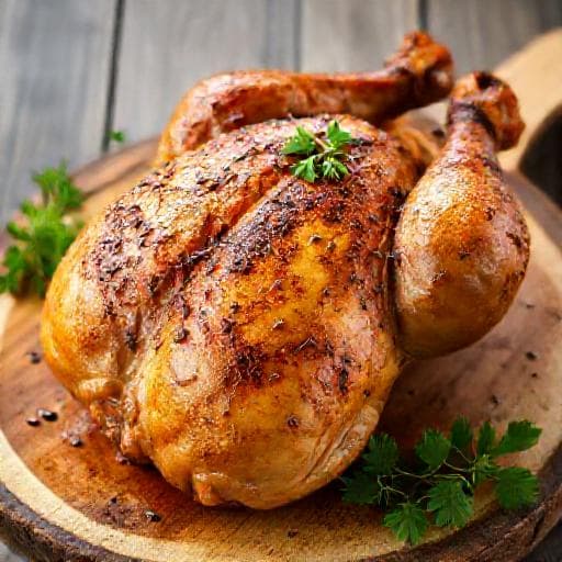 Klasické kurča z teplovzdušnej fritézy