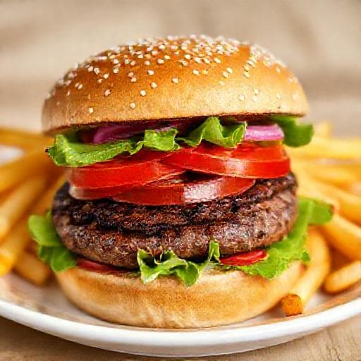 Klasický hovädzí hamburger