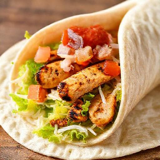 Klasická tortilla s kuracím mäsom