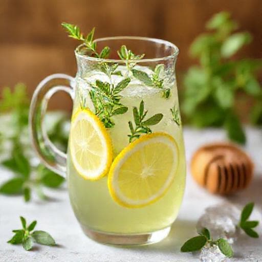 Bylinková limonáda s medovkou
