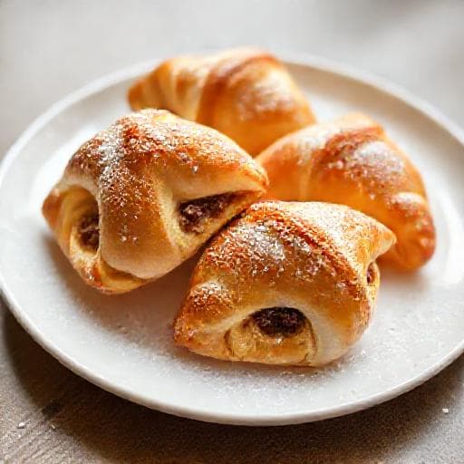 Rýchle Bratislavské rožky (z lístkového cesta)