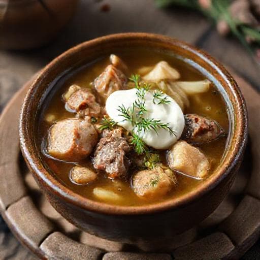 Erdélyi Disznótoros (Ciorbă de porc)