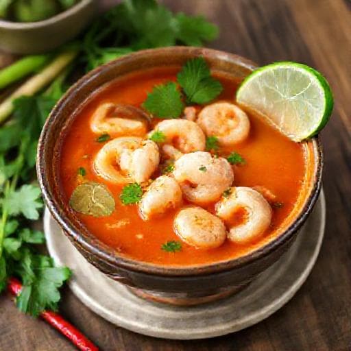 Tom Yum Goong (Csípős garnélaleves)