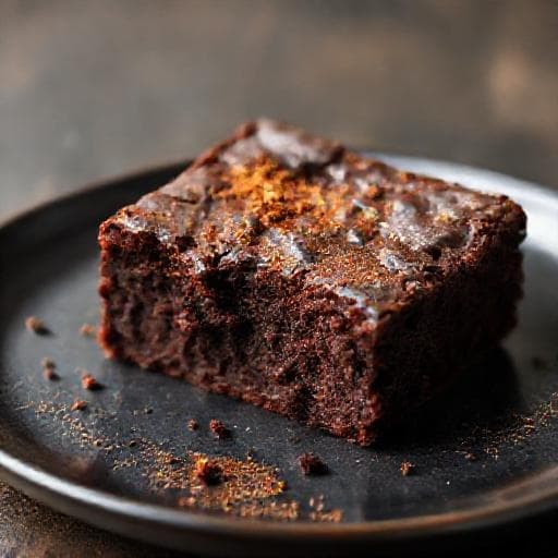 Mexikói Csokoládés Brownie Chili-vel és Fahéjjal