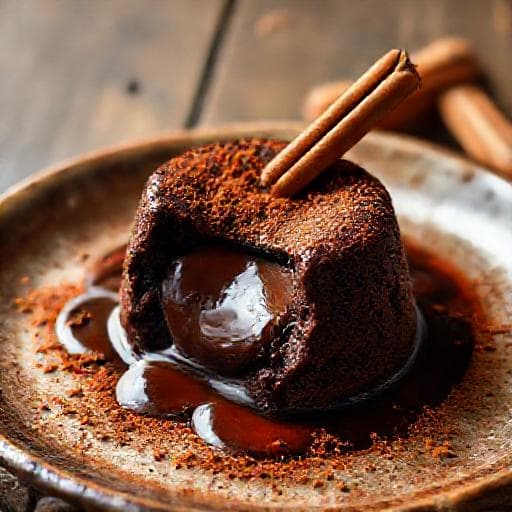 Csokoládé-Chili Fondant
