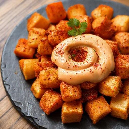 Batatas Bravas com Alioli de Pimentão Defumado