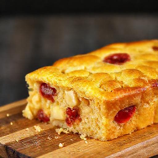 Bolo de Mandioca com Queijo Coalho e Goiabada