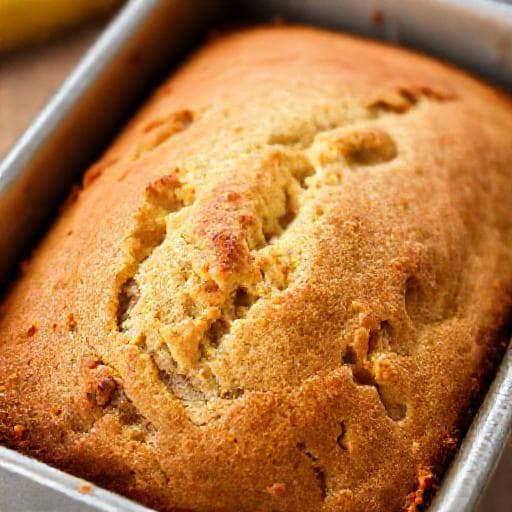 Bolo de Banana Rápido de Liquidificador