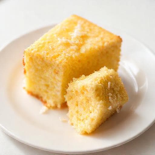 Bolo de Coco Rápido de Liquidificador