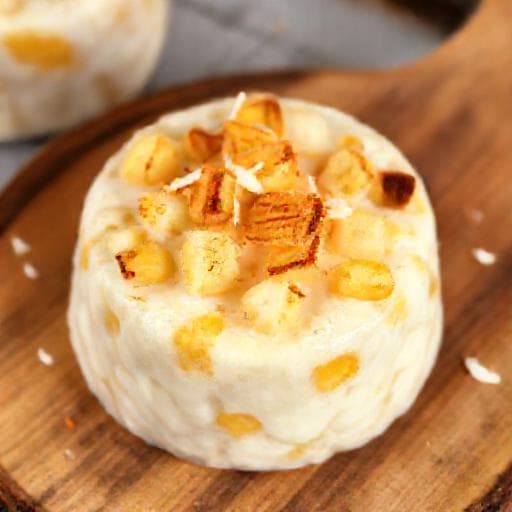 Cocada Cremosa com Queijo Coalho