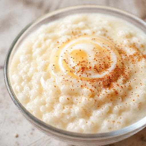 Arroz Doce Cremoso Rápido