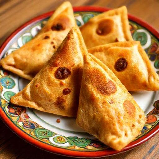 Chamussas de Lentilhas e Vegetais (Vegana)