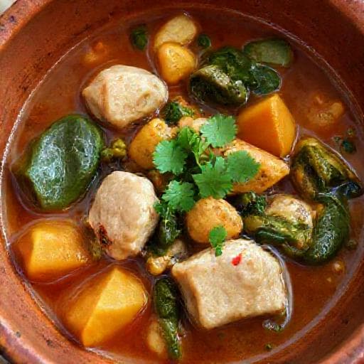 Calulu de Frango com Legumes