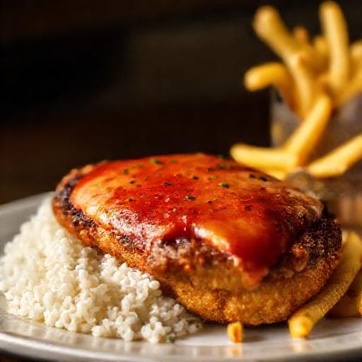 Bife à Parmegiana Clássico
