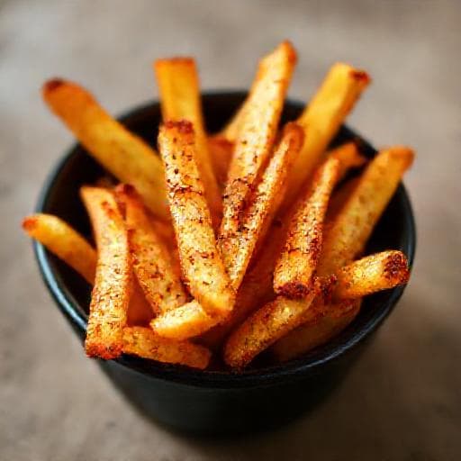 Batata Frita Picante na Air Fryer com Páprica Defumada