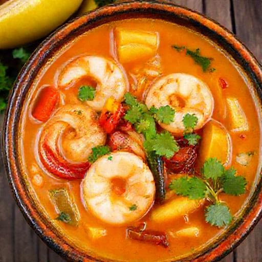 Moqueca de Banana da Terra com Camarão