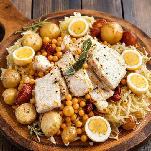Bacalhau Cozido com Todos à Moda da Beira