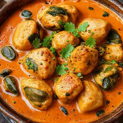 Kurczak Tikka Masala z Mleczkiem Kokosowym i Szpinakiem