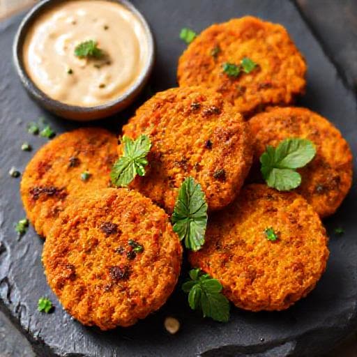 Falafel z Batatami i Kolendrą