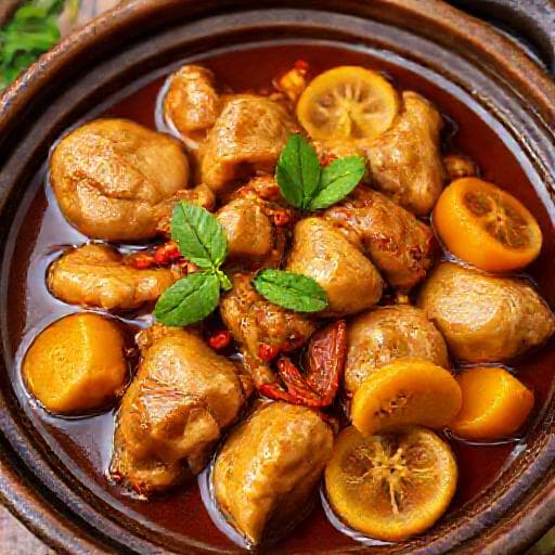Gà Kho Sả Ớt Tắc (Lemongrass Chili Chicken with Kumquat)