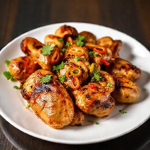 Quick Gà Nướng Lá Chanh (Speedy Lemongrass Grilled Chicken)