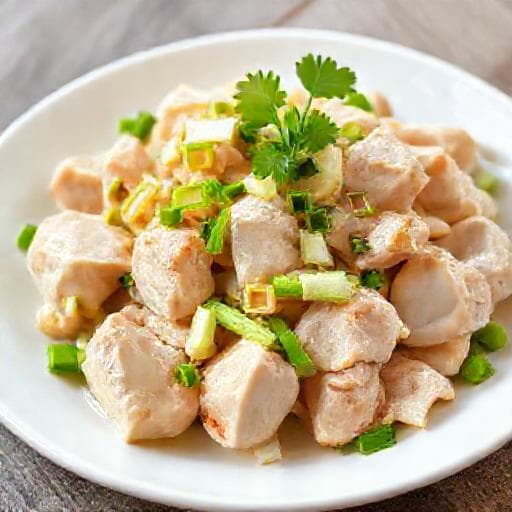 Gà Hấp Hành (Classic Steamed Chicken with Scallions)