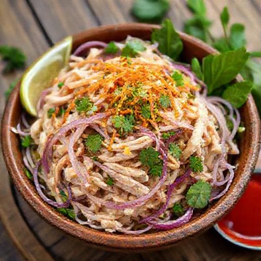 Gỏi Gà Rau Răm Miền Trung (Central Vietnamese Style Chicken Salad)