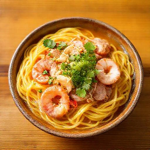 Mì Quảng Tôm Thịt (Classic Shrimp and Pork Noodles)