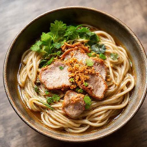 Quick Cao Lầu Inspired Noodles