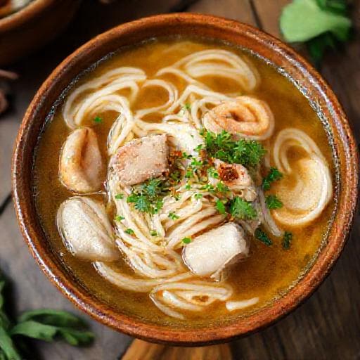 Bánh Canh Cá Lóc Miền Tây (Mekong Delta Style Snakehead Fish Noodle Soup)