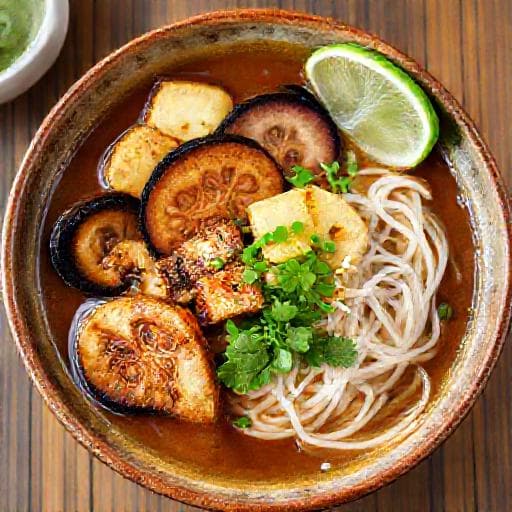 Bún Mắm Nêm Chay (Vegetarian Fermented Anchovy Noodles)