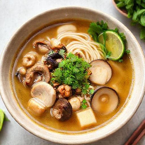 Bún Mắm Chay (Vegetarian Fermented Fish Noodle Soup)